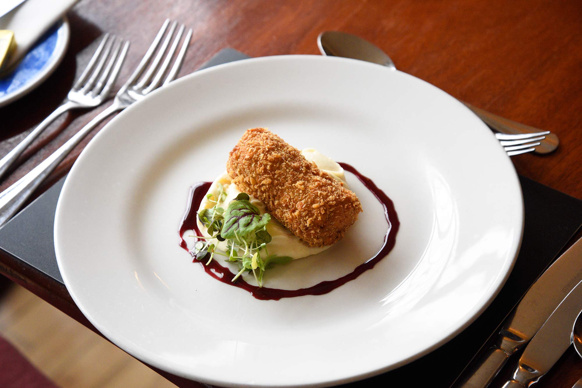 Great Starter Food Venison at the Old School Restaurant Dunvegan